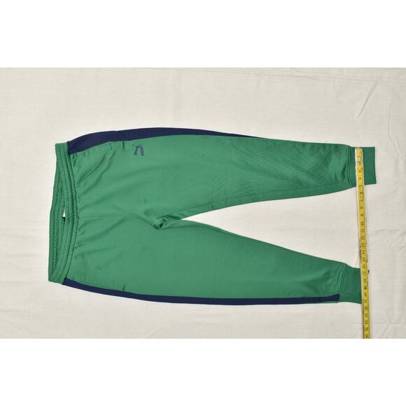 Puma Men's Green Men Pants Jogger Athletic Size 3XL Full Zip Athletic Pockets - Picture 4 of 8